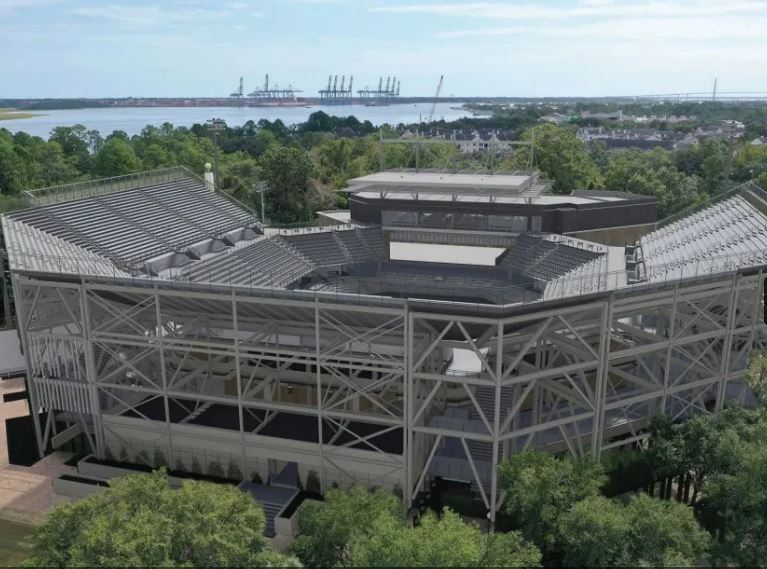 Exterior Rendering of the Credit One Stadium (formerly Volvo Car Stadium)Provided by Obviouslee Marketing_2